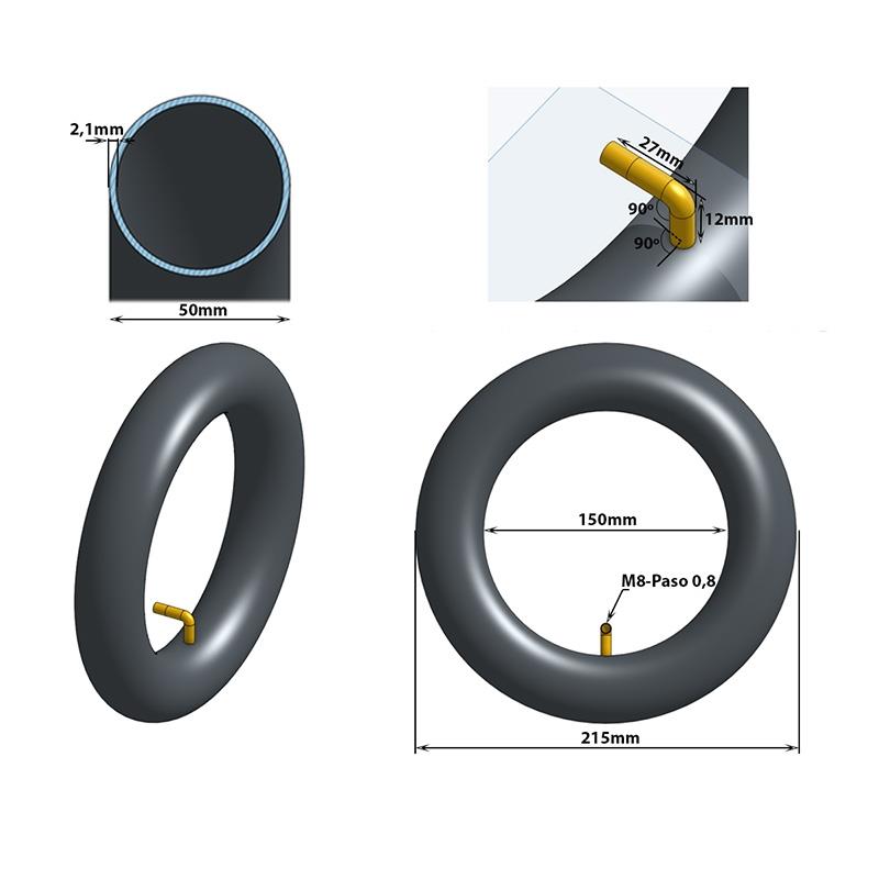 Cámara 8,5x2 VC 90x90° [Ewheel]