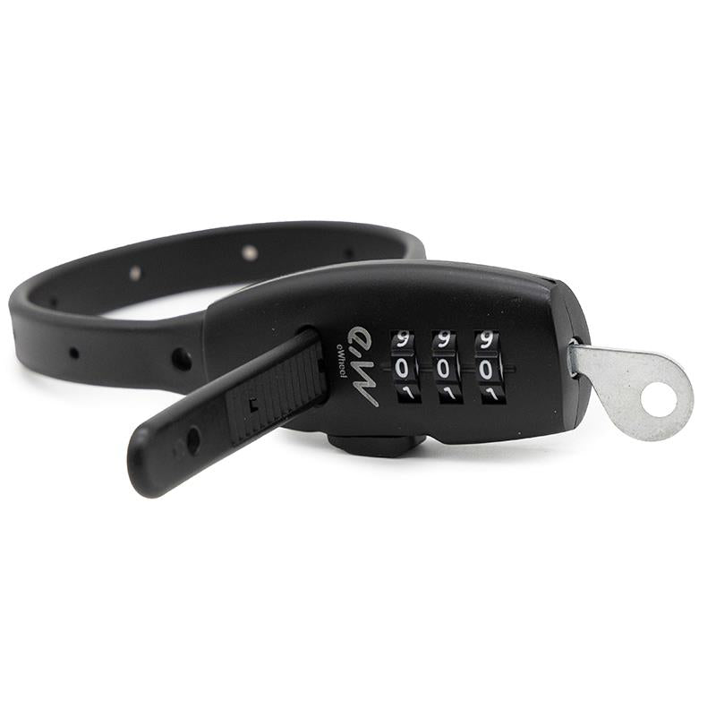 Candado de brida EWLK027 negro.