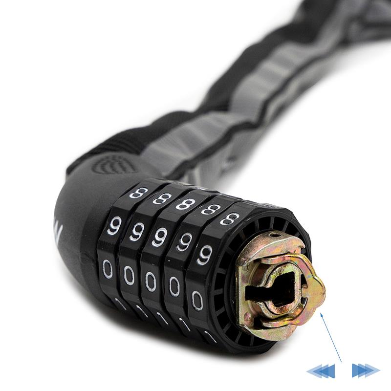 Candado EWLK017 de cadena con funda reflectante