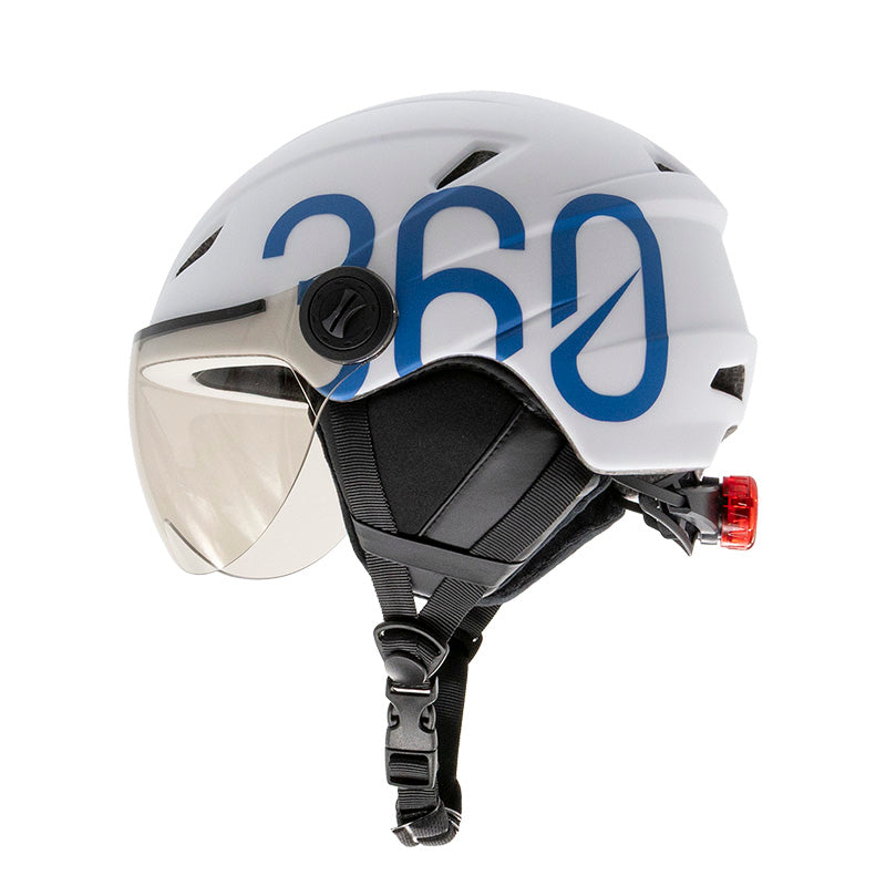 GLOOB Urban blanco - azul M orejeras extraibles