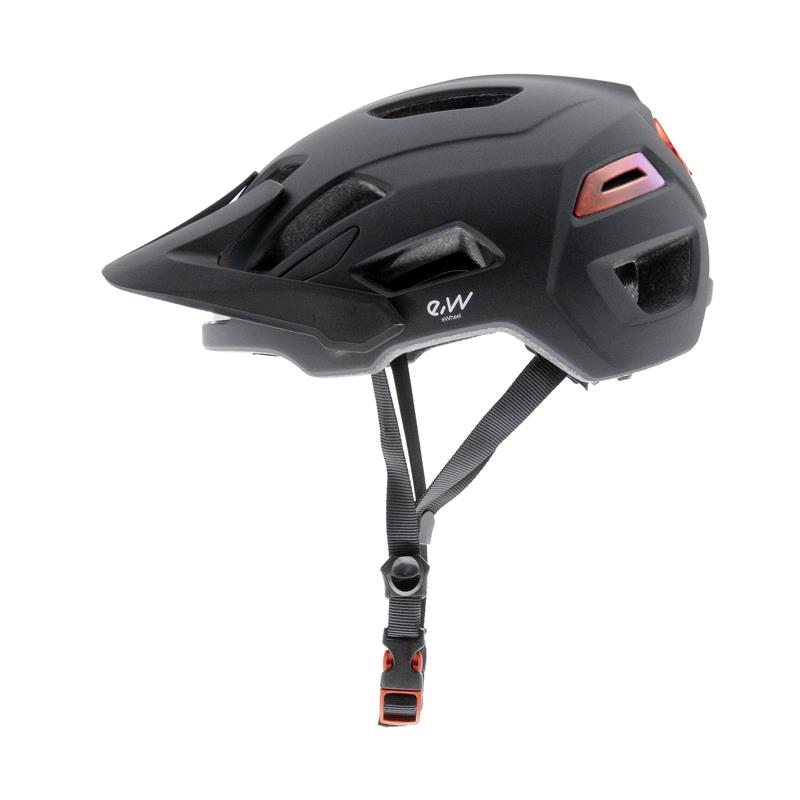 VENTUR Sport - Negro - Casco con luz + intermitentes